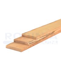 Bezaagde Robinia plank 20x150mm en 200cm lang met ruw oppervlak