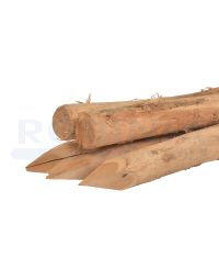 Robinia paal geschild gepunt 8-10cm