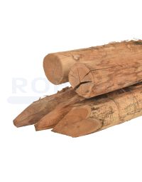 Robinia paal geschild gepunt 12-14cm