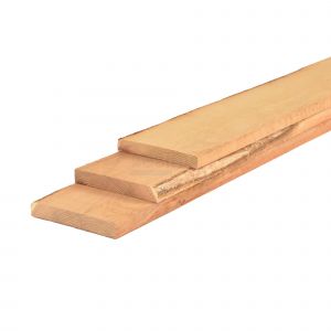 Bezaagde Robinia plank 20x150mm met ruw oppervlak